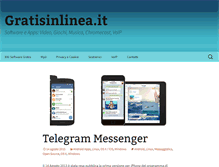 Tablet Screenshot of gratisinlinea.it